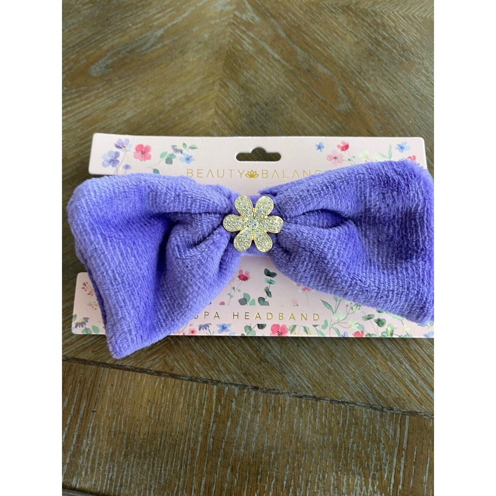 Beauty Balance Spa Headband Purple
